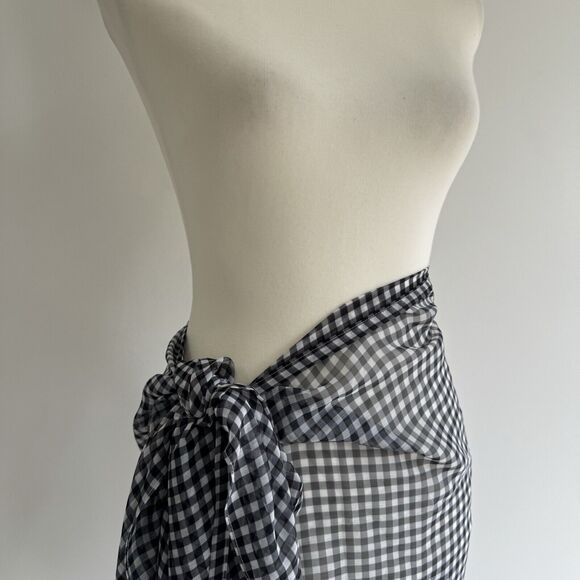 Monkl Charlene Gingham Sarong New One Size - Picture 4 of 4